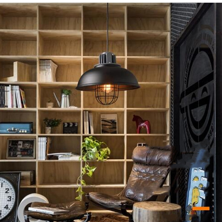 E27 LED Bar Internet Cafe Cafe Bar Restaurant Wrought Iron Nordic Retro Chandelier with Edison LED 4W