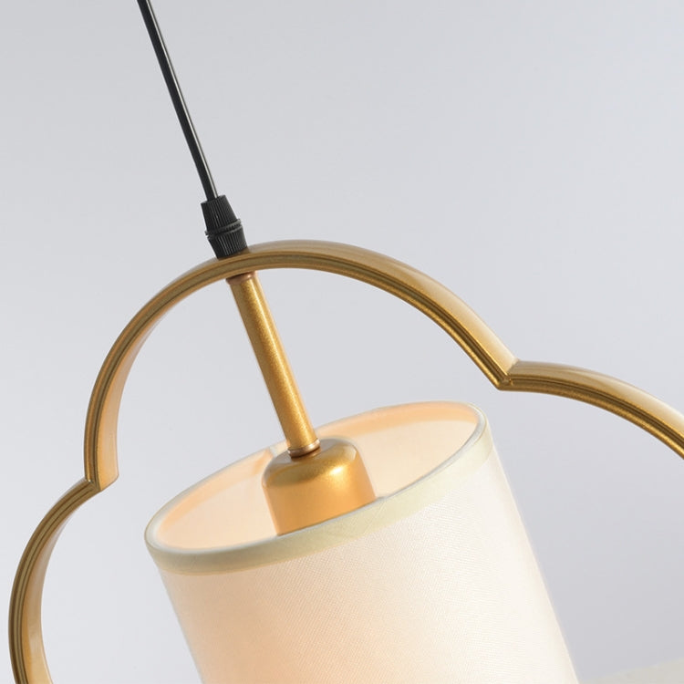 Hotel Cafe Restaurant Aisle Copper Chandelier with 5W Three Color Light