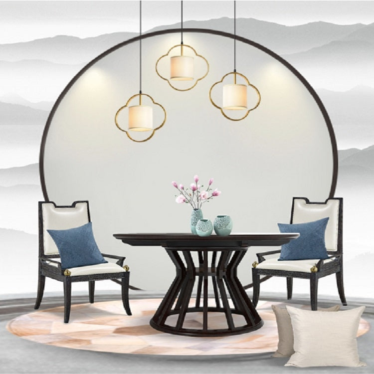 Hotel Cafe Restaurant Aisle Copper Chandelier with 5W Three Color Light