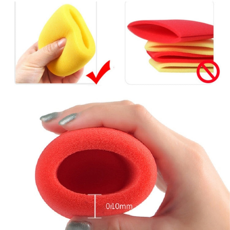 10 PCS Universal Sponge Microphone Set Handheld Wireless Microphone Windshield, Random Color Delivery