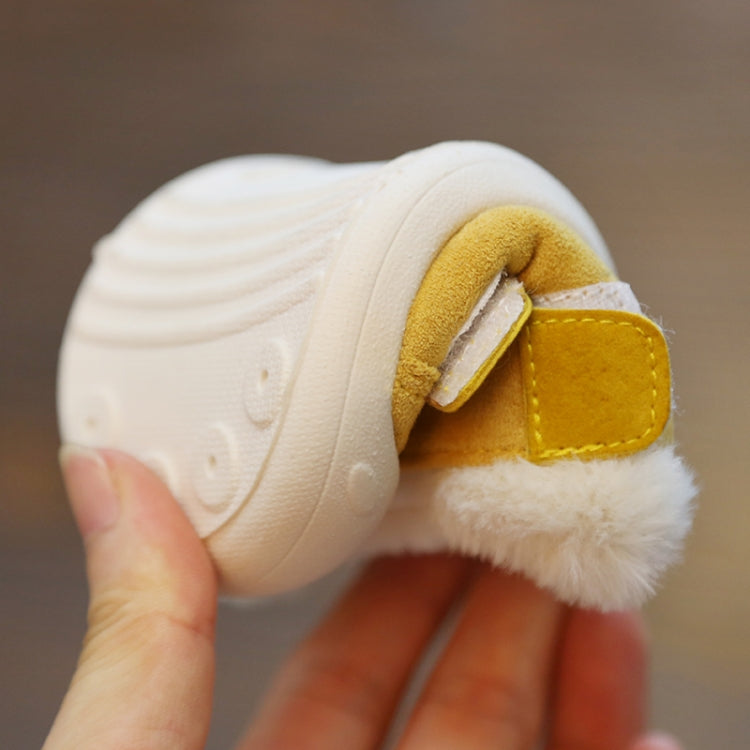 Winter Infant Toddler Boots Warm Plush Baby Snow Boots Outdoor Soft Bottom Boots, Shoes Size:14
