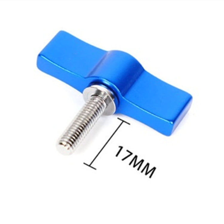 10PCS T-shaped Screw Multi-directional Adjustment Hand Screw Aluminum Alloy Handle Screw, Specification:M5