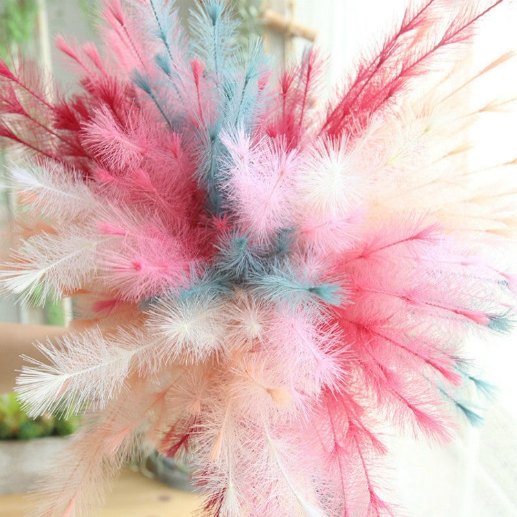 2 PCS Home Wedding Garden Furry Artificial Grass Decoration