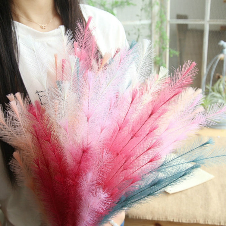 2 PCS Home Wedding Garden Furry Artificial Grass Decoration