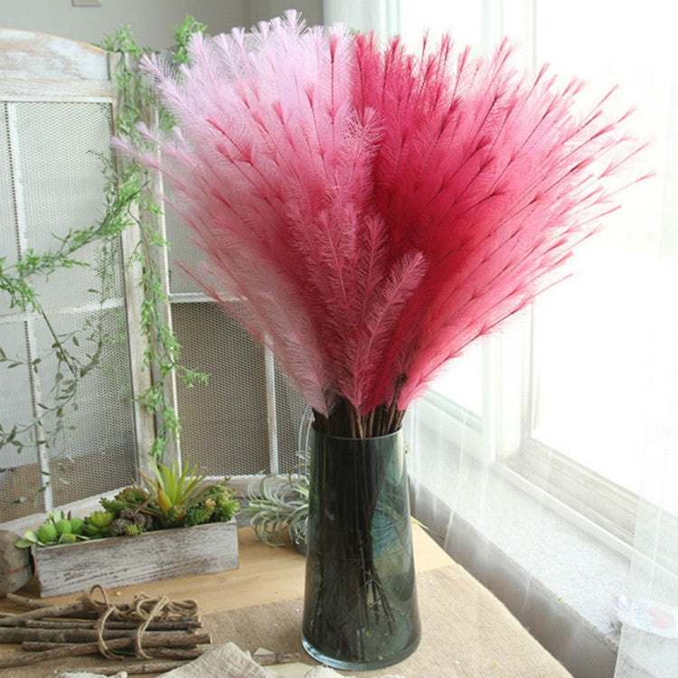 2 PCS Home Wedding Garden Furry Artificial Grass Decoration