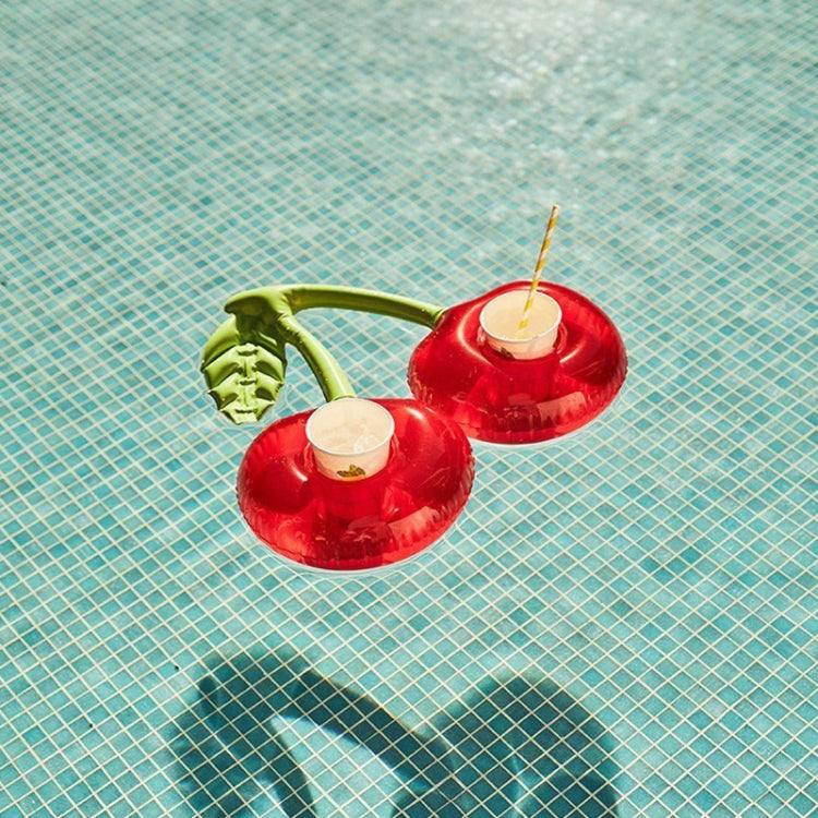 Double Cherry Coaster Cup Holder Inflatable Water Cup Holder