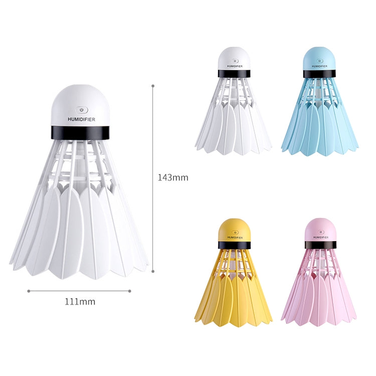 Badminton Ultrasonic Humidifier Air Diffuser Mist Maker with LED Night Light Air Purifier