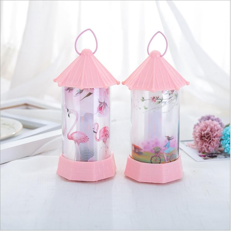 Retro Simulation Flame Light LED Light Christmas Gift Party Decoration, Random Color Delivery