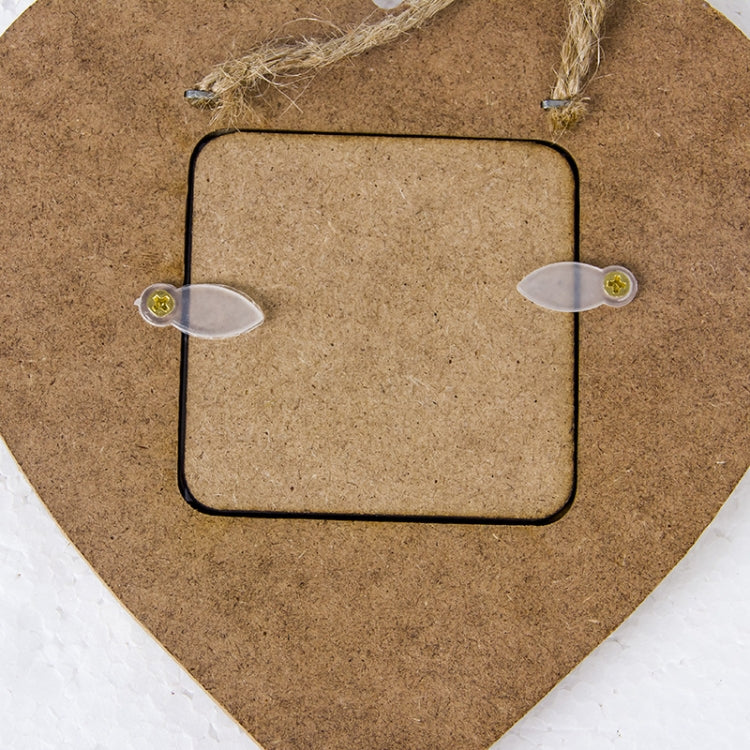 2 PCS Christmas Photo Frame Christmas Creative Photo Frame Pendant Christmas Tree Decoration Pendant, Specification:Love