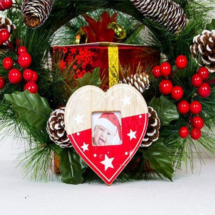 2 PCS Christmas Photo Frame Christmas Creative Photo Frame Pendant Christmas Tree Decoration Pendant, Specification:Love