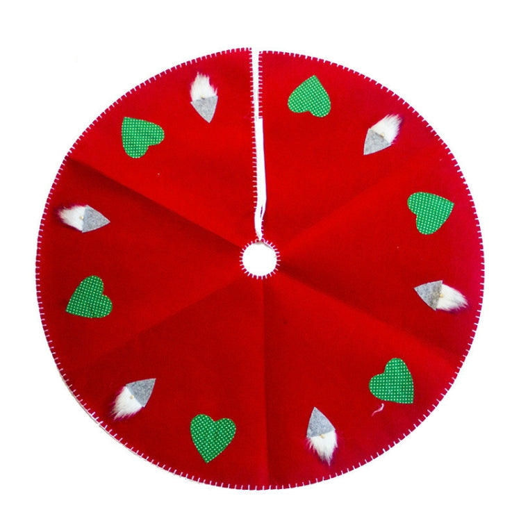 2 PCS Christmas Tree Bottom Decoration Tree Skirt Festival Layout Props, Size:100x100CM