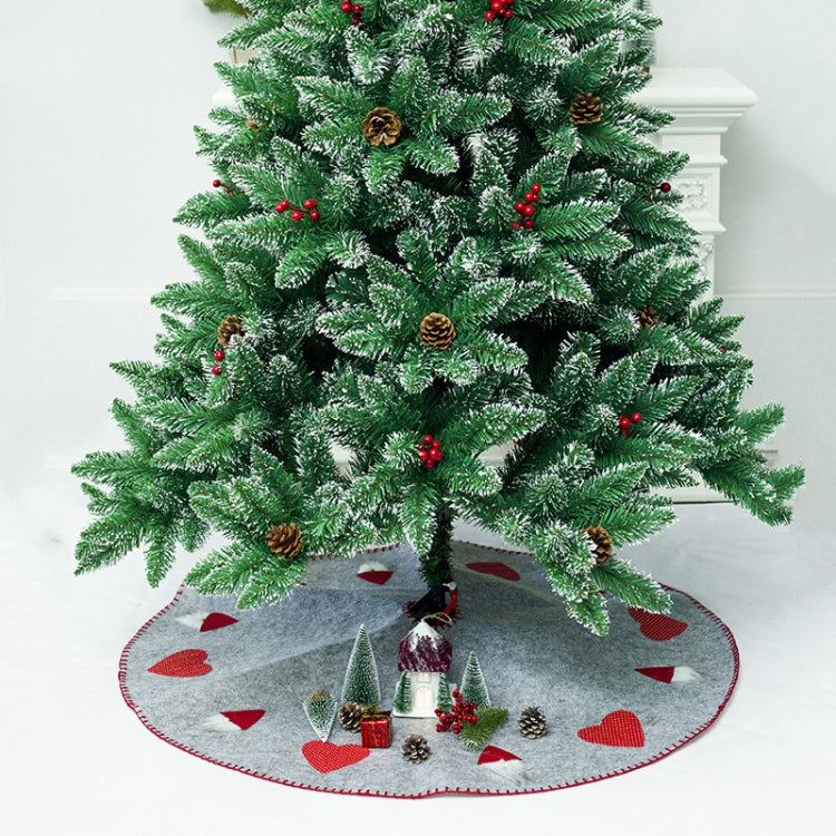 2 PCS Christmas Tree Bottom Decoration Tree Skirt Festival Layout Props, Size:100x100CM
