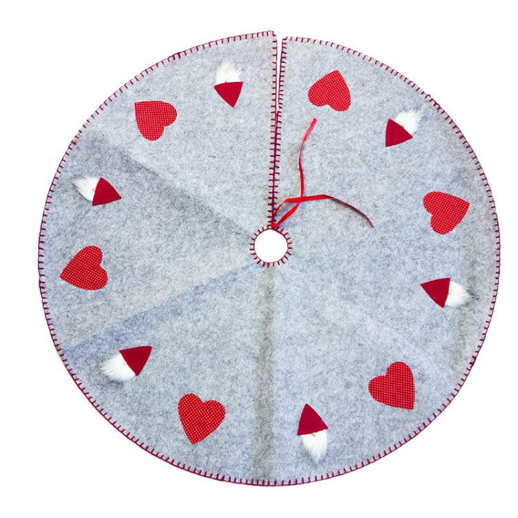 2 PCS Christmas Tree Bottom Decoration Tree Skirt Festival Layout Props, Size:100x100CM