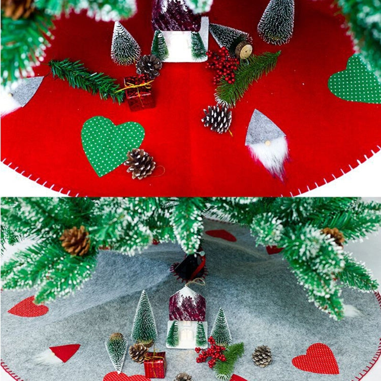 2 PCS Christmas Tree Bottom Decoration Tree Skirt Festival Layout Props, Size:100x100CM