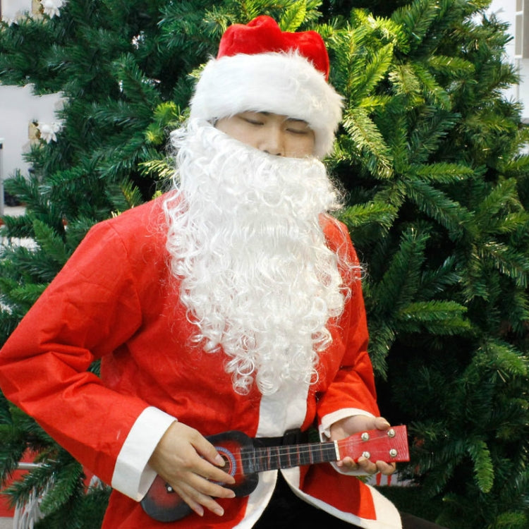 2 PCS Christmas Creative White Santa Beard Decorative Props