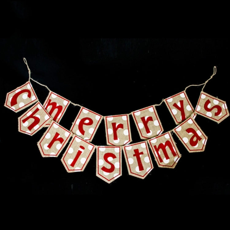 2 Bags Christmas Fabric Letter Bunting Decoration