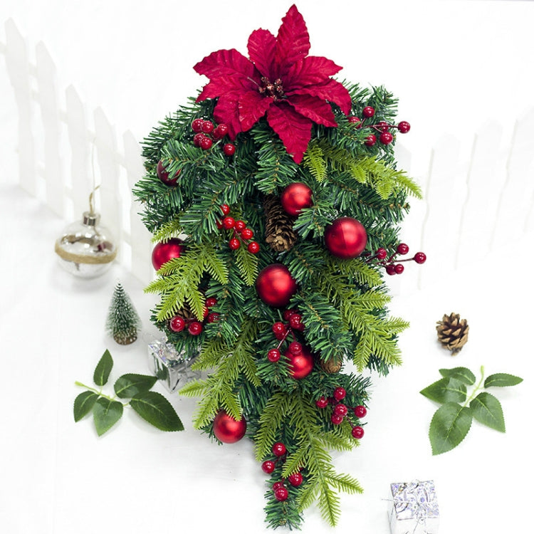 Christmas Rattan Christmas Decorations Creative Pine Cones Red Fruit Christmas Rattan Decoration Pendant