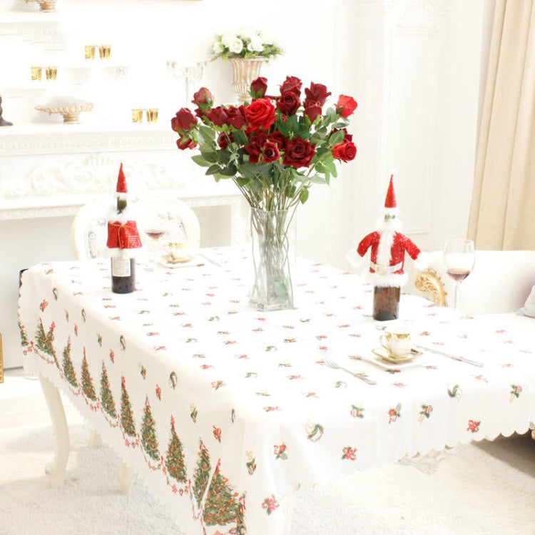 2 PCS Christmas Red Wine Bottle Set Creative Ornament
