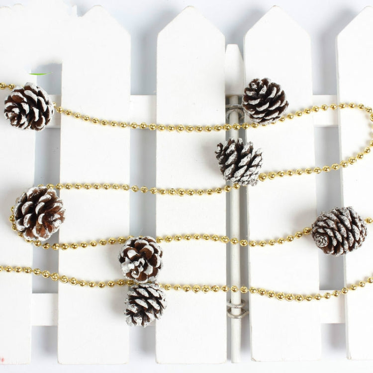 2 PCS Creative Christmas Tree Pine Cone Pendant Decoration