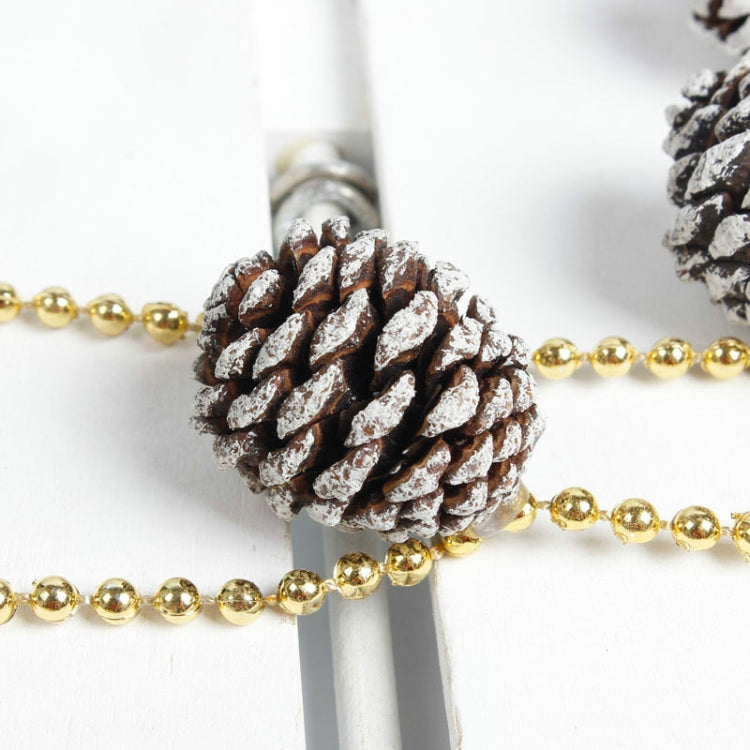 2 PCS Creative Christmas Tree Pine Cone Pendant Decoration