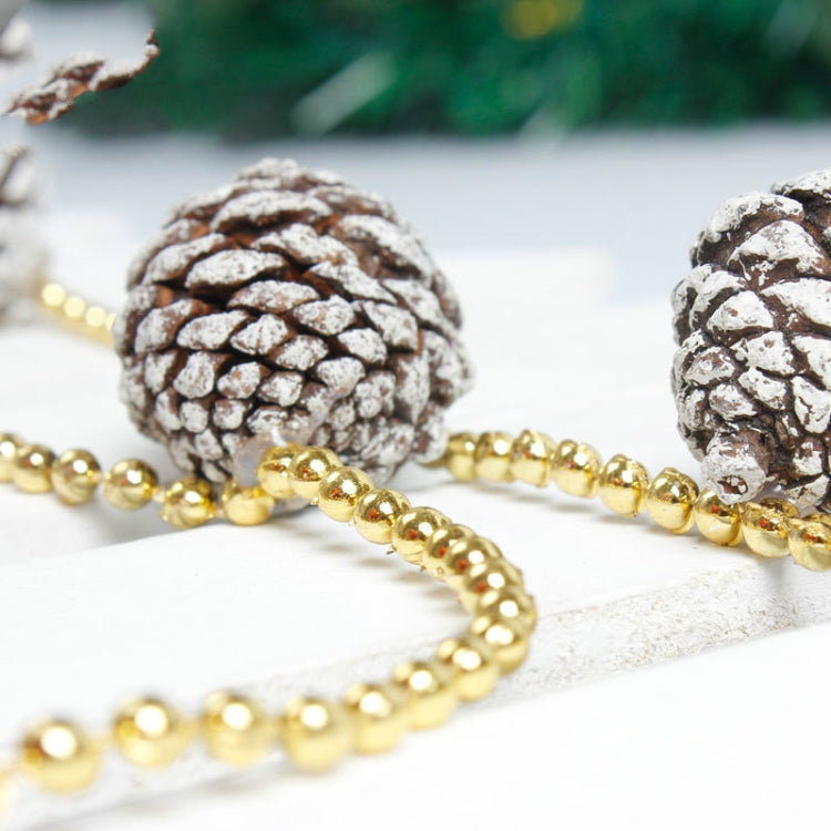 2 PCS Creative Christmas Tree Pine Cone Pendant Decoration