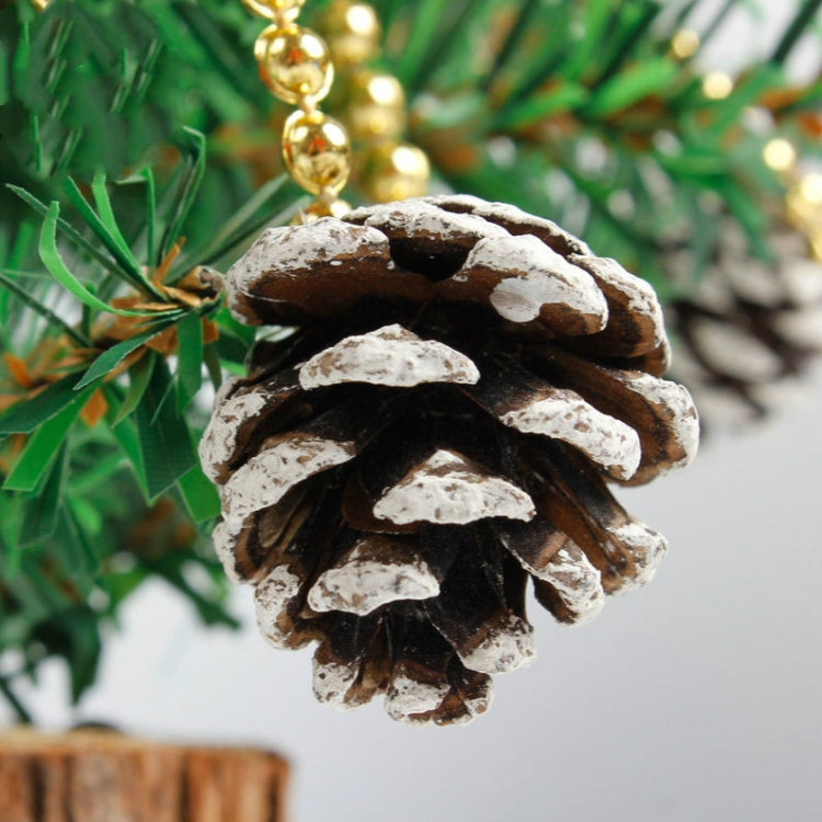 2 PCS Creative Christmas Tree Pine Cone Pendant Decoration
