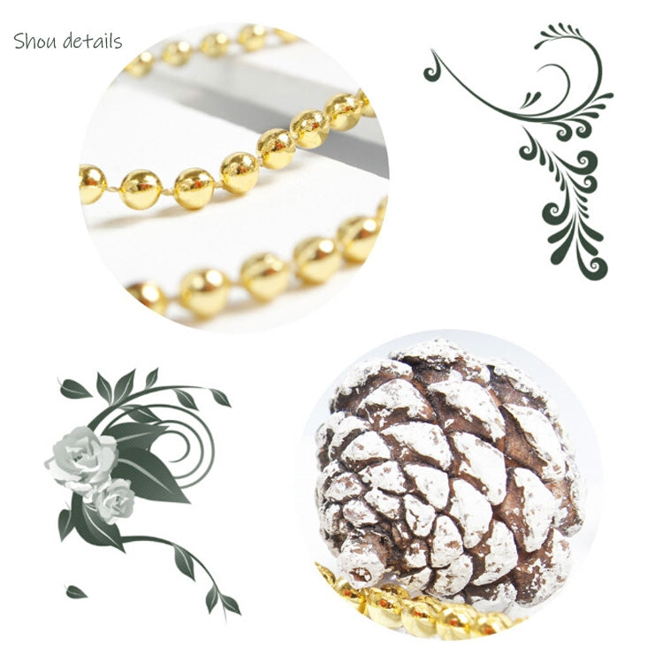 2 PCS Creative Christmas Tree Pine Cone Pendant Decoration