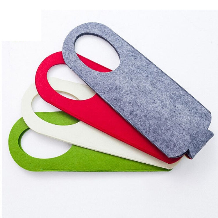 2 PCS Creative Christmas Felt Red Wine Bottle Set