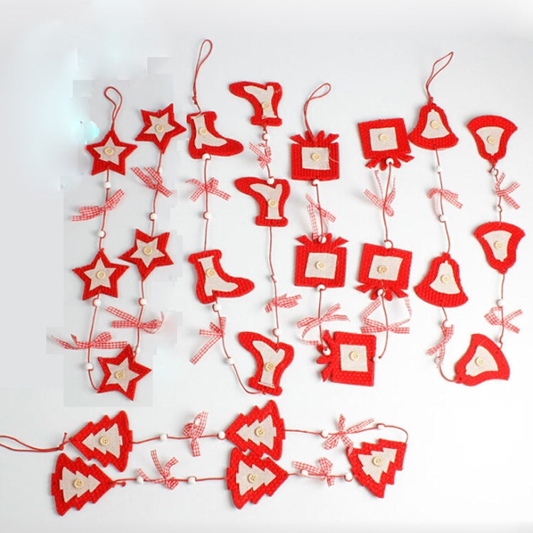 2 PCS Christmas Mall Window Christmas Tree Decoration Pendant