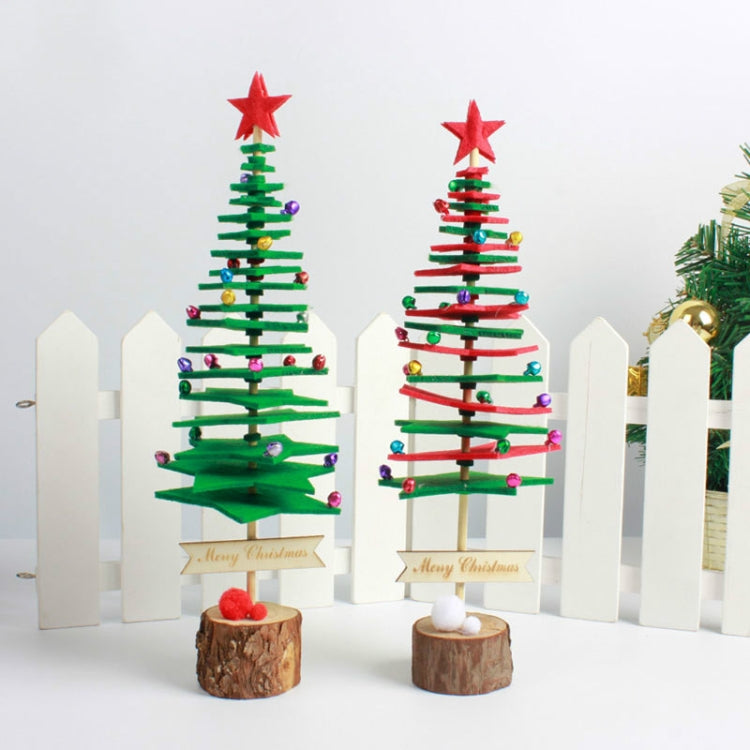 2 PCS Christmas DIY Non-woven Christmas Tree desktop Decoration Supplies