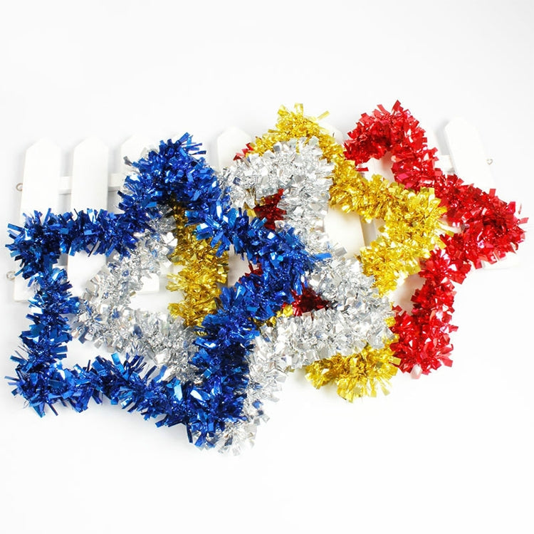 5 PCS Christmas Five-pointed Star PVC Color Strip Garland Pendant Decoration