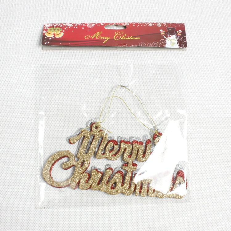 5 Packs Christmas Decoration Christmas Tree Pendant Party Decoration Christmas Letters
