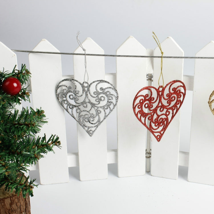 3 PCS Christmas Decorations Creative Christmas Tree Pendant Christmas Party Decoration Heart