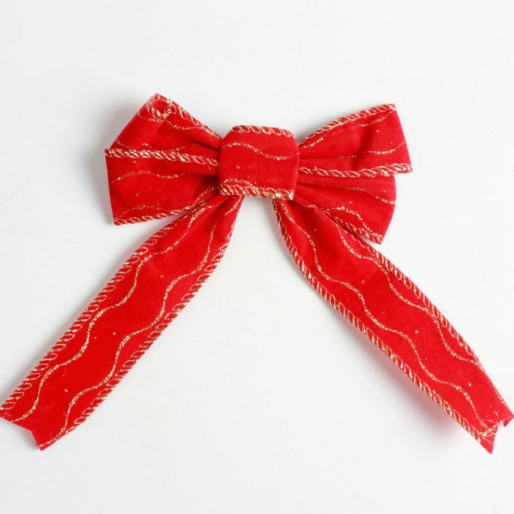 3 PCS Christmas PVC Red Bow Decoration