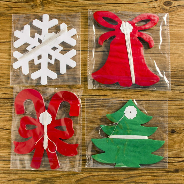 2 PCS Christmas Paper Hollowed Out Flower Christmas Mall Hotel Decoration, Specification:  Snowflake