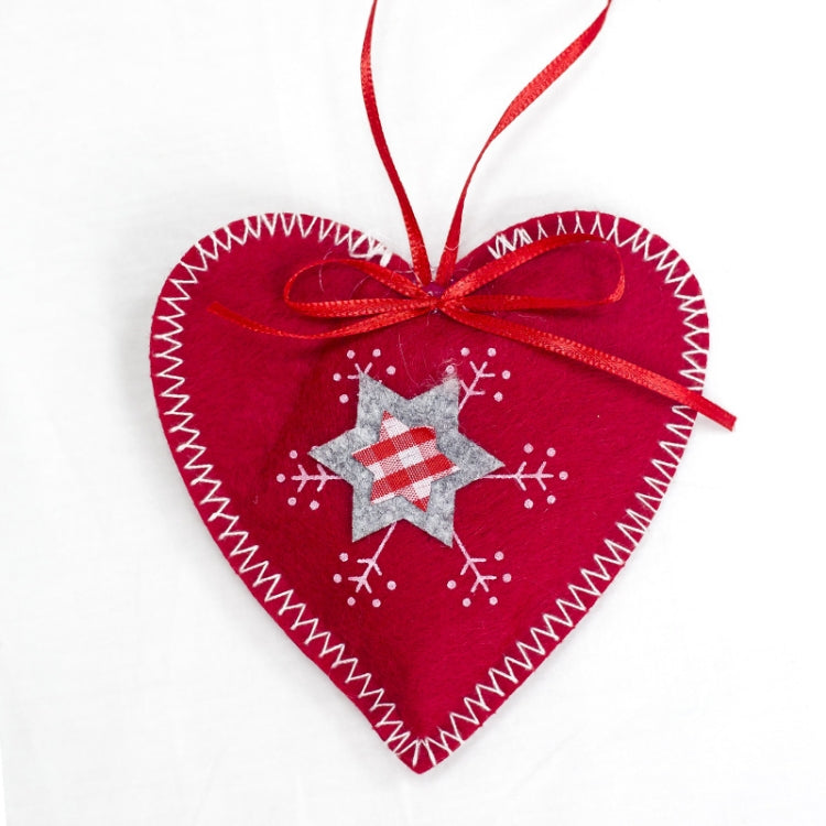 2 Packs Christmas Cloth Ornament Creative Christmas Tree Pendant Home Decoration Pendant