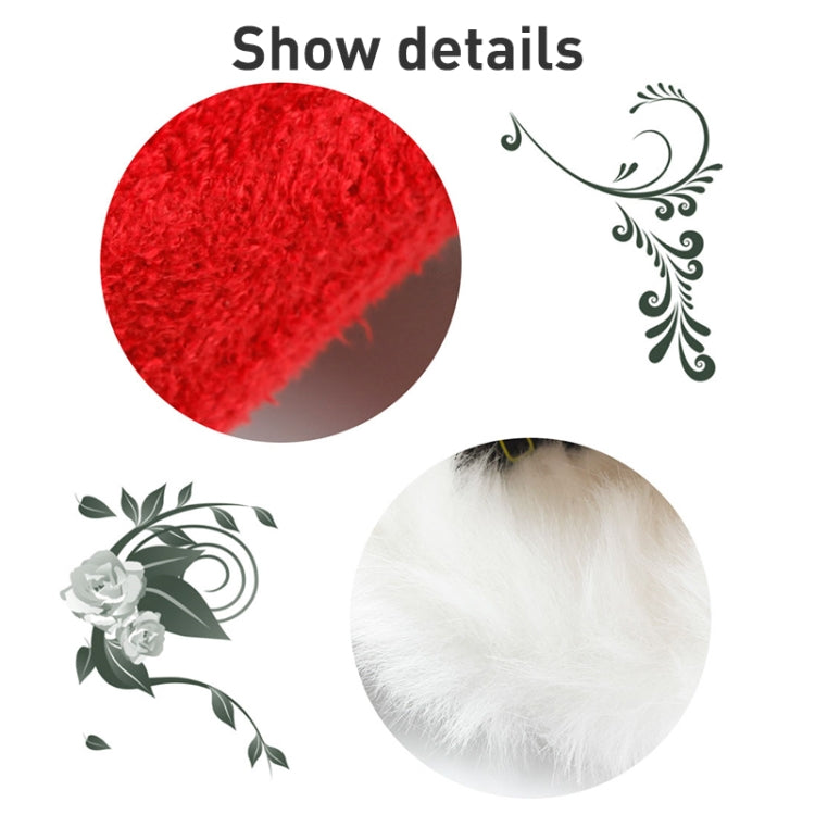 Christmas Fleece Pack Refers Double Layer Warm Padded Gloves