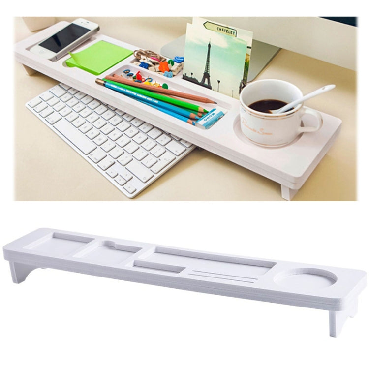 Multifunctional Desktop Storage Rack Computer Keyboard Finishing Partition Shelf Holder, Size:53x11.5x5.5cm