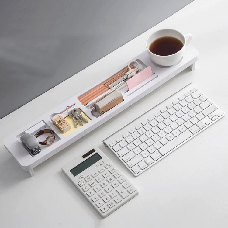 Multifunctional Desktop Storage Rack Computer Keyboard Finishing Partition Shelf Holder, Size:53x11.5x5.5cm