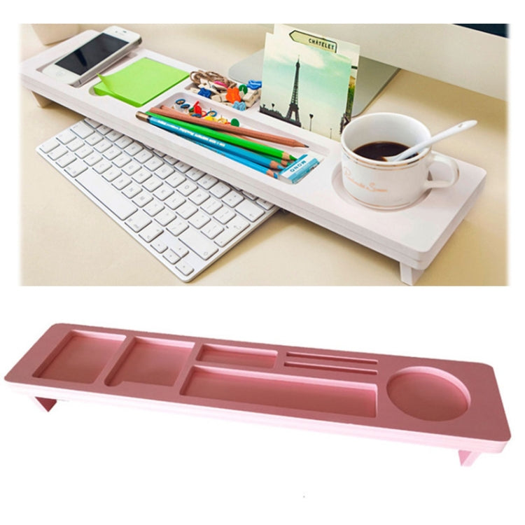 Multifunctional Desktop Storage Rack Computer Keyboard Finishing Partition Shelf Holder, Size:53x11.5x5.5cm