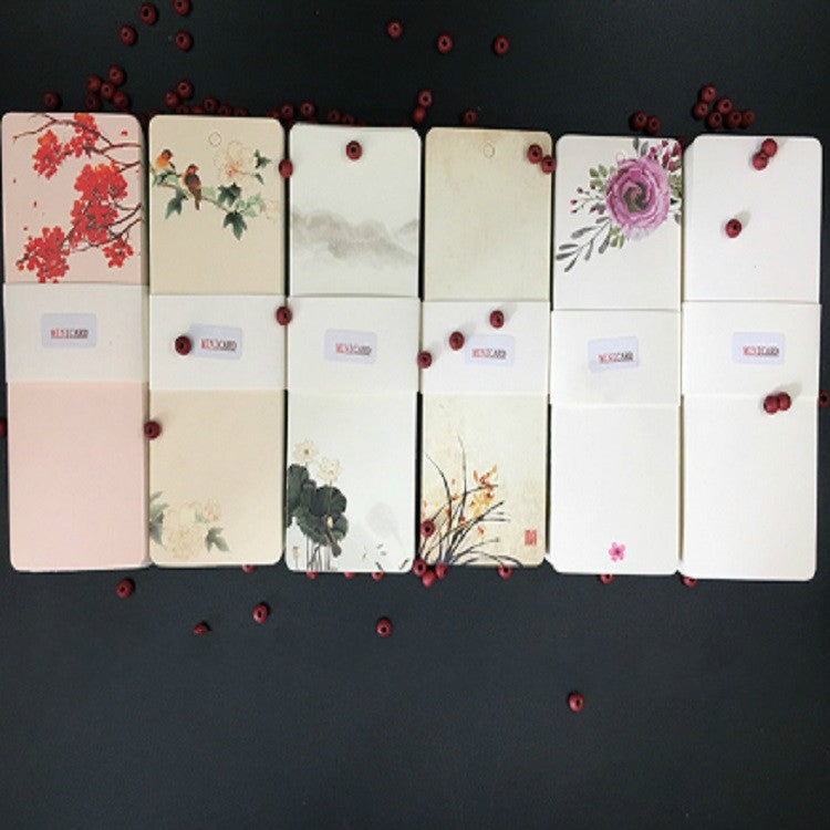 Elegant Pattern Paper Bookmark School Stationery Exquisite Small Gift