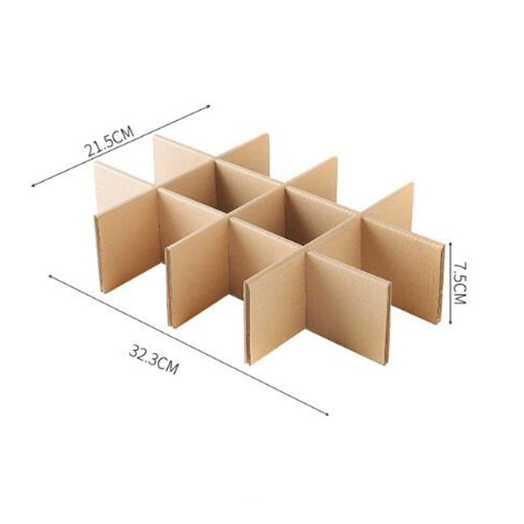 Thickened Kraft Paper Drawer Shoe Storage Box Finishing Storage Box, Style:Bulkhead