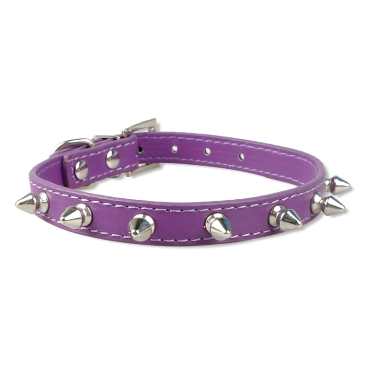 Cat Dog Rivet Collar Pet Accessory Collar, Size: S