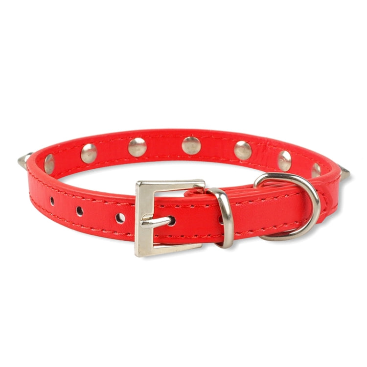 Cat Dog Rivet Collar Pet Accessory Collar, Size: S
