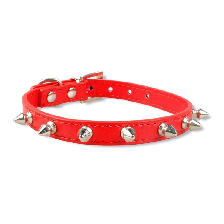 Cat Dog Rivet Collar Pet Accessory Collar, Size: M
