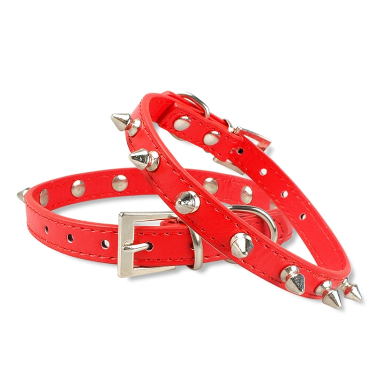 Cat Dog Rivet Collar Pet Accessory Collar, Size: M