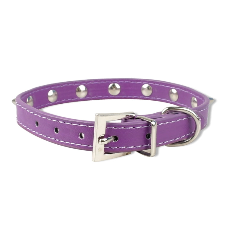 Cat Dog Rivet Collar Pet Accessory Collar, Size: L