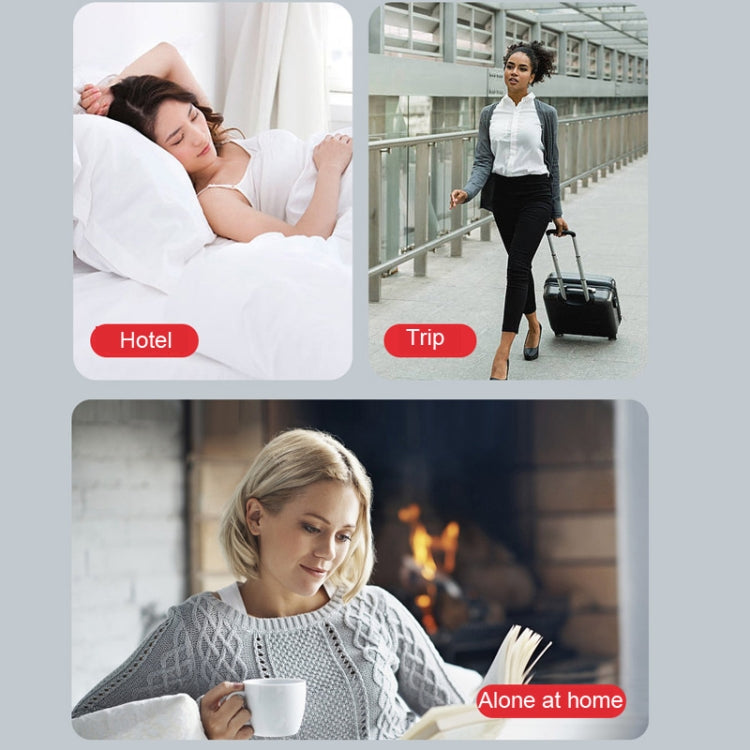 Locks Self-Defense Door Stop Travel Accommodation Door Stopper Door Lock Security Device, Style:Alarm Door Stop