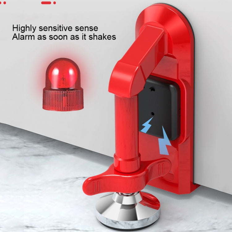 Locks Self-Defense Door Stop Travel Accommodation Door Stopper Door Lock Security Device, Style:Alarm Door Stop