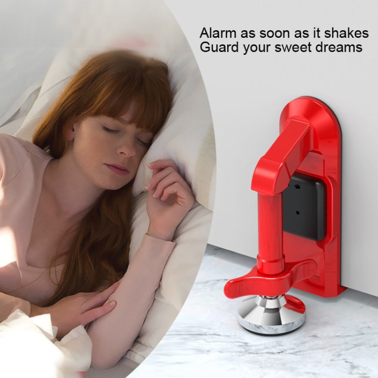 Locks Self-Defense Door Stop Travel Accommodation Door Stopper Door Lock Security Device, Style:Alarm Door Stop
